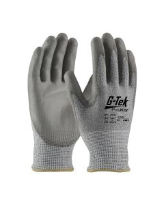 PIP 16-564 G-TEK Gray PolyKor Blended Glove with Polyurethane Grip 