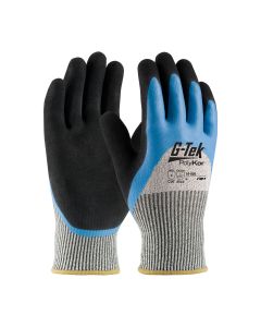 PIP 16-820 G-Tek PolyKor Acrylic Lined Cut Resistant 3/4 Double Dipped Latex Glove