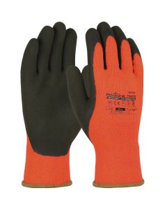 PIP 41-1400 Powergrab Thermo Hivis Orange Acrylic Terry Glove Latex Grip