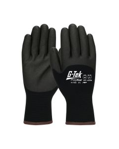 PIP 41-7322 G-Tek Black Acrylic Lined Polykor A2 Glove PVC Coated