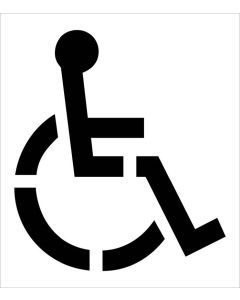 National Marker PMS50 Handicap Symbol Parking Lot Stencil