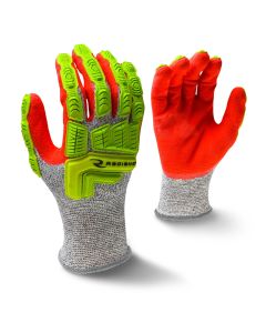 Radians RWG603 Cut Level 5 Sandy Foam Nitrile Coated Impact Glove