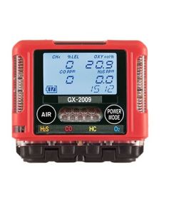 RKI GX-2009 72-0314RKC Portable Multi Gas Detector Monitor