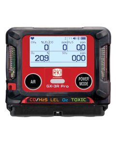 RKI GX-3R Pro 5 Gas Confined Space Bluetooth Monitor with Battery Pack 72-PAX-A