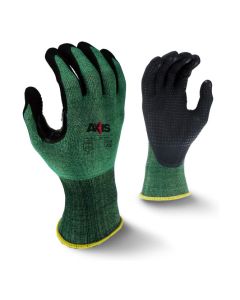 Radians RWG538 AXIS Cut Protection Level A2 Foam Nitrile Coated Glove with Dotted Palm