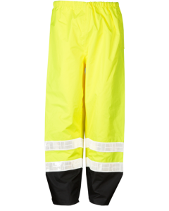 Kishigo RWP100 Hi-Vis Lime Class E Storm Stopper Water-Resistant Pants