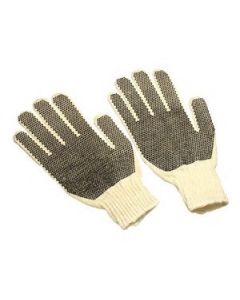 Seattle Glove S-0316DD Medium weight, cotton/ polyester blend Glove with PVC dots on both sides (sold by the dozen)