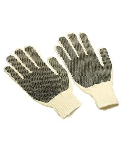 Seattle Glove S-16DD Medium weight, cotton/polyester blend Gloves with PVC dots on both sides (Sold by the dozen)