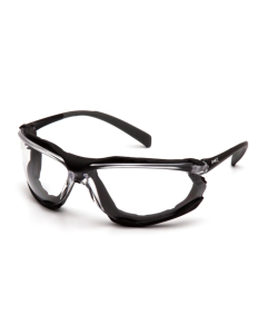 Pyramex SB9310ST Black Frame Clear H2X Anti-fog Safety Glasses