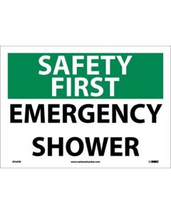 National Marker SF43 "SAFETY FIRST EMERGENCY SHOWER" Sign