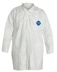 Seattle Glove SG1140 Tyvek Labcoat, no pockets (Sold by the case of 25 of the same size)