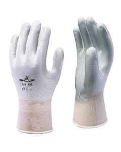 Showa White Assembly Grip Gloves w/ Nitrile Palm 370W