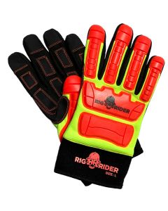 Southern Glove RTPMECGO Rig Rider Hi-Vis Synthetic Leather Impact 