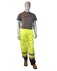 Radians SP41 Hi-Vis Lime Green Class E Sealed Waterproof Safety Pants