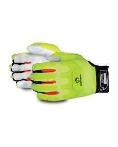 Superior Glove MXGKGHVB Clutch Gear Hi-Vis Anti-Impact 