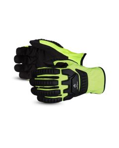 Superior MXVSBLT Hi Viz Clutch Gear Impact Mechanic Glove