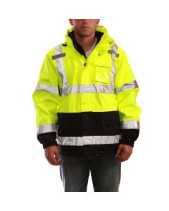 Tingley J24172 Icon 3.1 Premium Lime Black High Vis Jacket with Liner