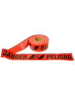 Cordova TR60213 Red 6 mil Barricade Tape, DANGER/PELIGRO