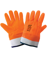 Global Glove 880-SC FrogWear Hi Vis Cold Weather Double Coated PVC Chemical Gloves